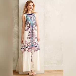 Geisha Designs Glacia Embroidered Gown
